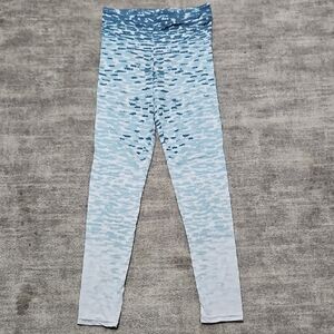 Threadless Blue and White Patterned Leggings